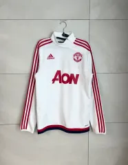 アディダス マンチェスターユナイテッド 白 赤 トラックジャージ 必須アイテム ジャージ 95