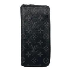 ☆ルイヴィトン 2つ折り長財布 ジッピーウォレット ヴェルティカル M62295 モノグラム エクリプス ブラック LOUIS VUITTON