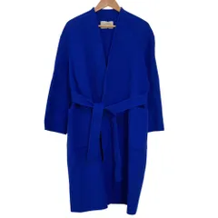 美品 UNITED ARROWS ユナイテッドアローズ リバーコート サイズ38 ブルー レディース 古着 中古 USED