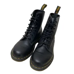 美品 Dr.Martens ドクターマーチン 1480 8ホールブーツ ショートブーツ サイズ37 約23.5cm ブラック レディース 古着 中古 USED