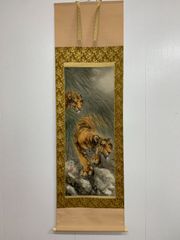 中国古美術・純手描き三尺画芯駿馬図・徐悲鴻印款・書道品・宣紙・珍品