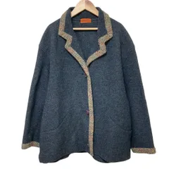 良品 MISSONI ミッソーニ ウール シングルコート サイズ40 グレー系 レディース 古着 中古 USEDのサムネイル