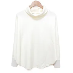 美品 24AW DES PRES TOMORROWLAND デプレ トゥモローランド ニットコンビネーション タートルネックプルオーバー F ホワイト レディース 古着 中古 USED