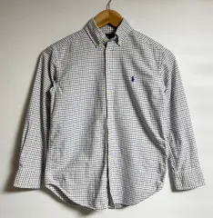 ポロ ラルフローレン チェック クロップド シャツ 8サイズ