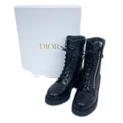 Christian Dior  クリスチャンディオール カナージュ キンティング CD MD0223 ブーツ レディース ブラック 中古のサムネイル