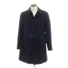 【中古】ヘルノ Herno コットンナイロンウール 中綿 ステンカラーコート ダークネイビー【サイズ48】【メンズ】のサムネイル