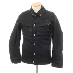 【中古】【未使用】ジースターロウ G-STAR RAW レーヨンポリエステル フェイクレザー ジップアップ ブルゾン ブラック【サイズXS】【メンズ】のサムネイル