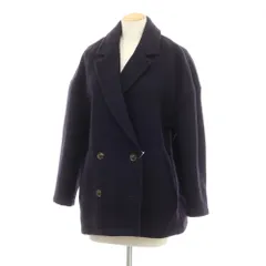 【中古】ロンドントラディション LONDON TRADITION ウールナイロン ピーコート ネイビー【サイズ34】【レディース】のサムネイル