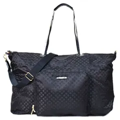 ケイトスペード バッグ katespade エコバッグ 折り畳み ナイロン ラージ ローマ ボンボヤージュ 2way ボストン クロスボディ 斜め掛け ショルダーバッグ ブラック WKRU2696