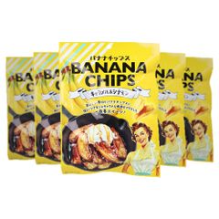 あじげん バナナチップス キャラメル＆シナモン 100g1袋【たっぷり5袋セット】