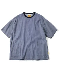 gym master ジムマスター Tシャツ メンズ ヒッコリー 半袖 春 夏 春夏 ライトデニムTシャツ 薄手デニム ポケットTシャツ コットン100％ 軽量 涼しい G721752 M L XLのサムネイル