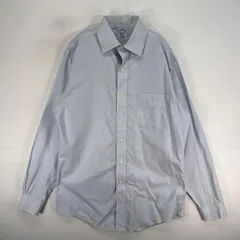 古着 ブルックスブラザーズ Brooks Brothers 長袖シャツ 胸ポケ CLASSIC M  ブルー系 ストライプ メンズ