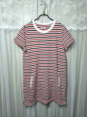 トミーヒルフィガー ストライプ 半袖 ONE PIECE