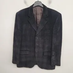 100/L インディアン ウール混 ブレンド スーツ コンビ ジャケット