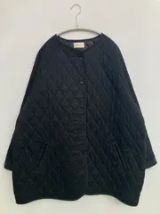 Libra Cue リブラキュー ノーカラーコート F ブラック