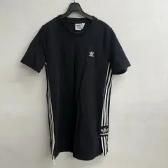 アディダス オリジナル 3本線 ワンピース フィット Tシャツ L