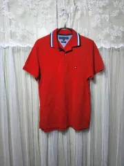 トミーヒルフィガー 赤 ポロシャツ