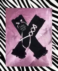 Baby Metal Club レイ アームウォーマー ブラックピンク