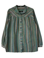 XL JPN 多色カラー シャツブラウス