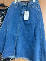 新品 ザラ(ZARA) Aライン デニム スカート 出品