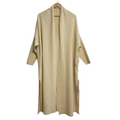 未使用 MUSE de Deuxieme Classe ミューズ ドゥーズィエムクラス Lagoon ロングガウン オープンフロント ニット カーディガン キナリ レディース 古着 中古 USED