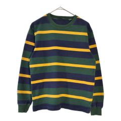90s J.Crewジェイクルー コットンニットセーター ブルー L USA製 90s J.Crewジェイクルー コットンニットセーター ブルー L USA製