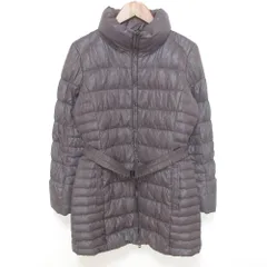 良品 Max Mara Weekend マックスマーラウィークエンド ベルト付き ダウンジャケット サイズ34 ブラウン レディース 古着 中古 USEDのサムネイル