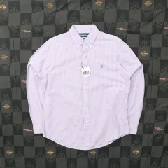 ポロ ギンガム CHECK シャツ L B74