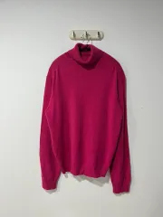 マイケル・コース ピンク カシミア 100 タートルネック ニット M