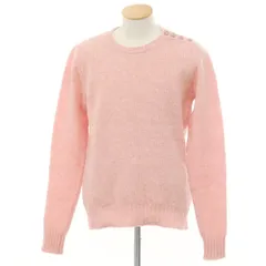 【中古】バルマン BALMAIN ウール クルーネック プルオーバーニット ピンク【サイズM】【メンズ】のサムネイル
