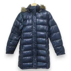 美品 THE NORTH FACE ザノースフェイス METRO DOWN COAT メトロダウンコート NDW91404 Mサイズ ネイビー レディース 古着 中古 USED