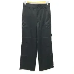 ザラ サテン カーゴ パンツ S_M1316