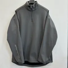 100 TaylorMade Golf(テーラーメイドゴルフ) メンズ ハーフジップ ウィンドブレーカー シェル ジャケット