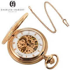 ⭐超メルカリ市SUCCESS VINTAGE 懐中時計＆ゴールドカラー チェーン 