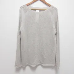 良品 24SS S Max Mara マックスマーラ リネン ニット セーター サイズL アイボリー レディース 古着 中古 USED