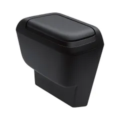 槌屋ヤック(Tsuchiya Yac) 車種専用品 トヨタ 90系 ノア ヴォクシー 専用 サイドBOX ゴミ箱 運転席用 ブラック 5.2 gallons SY-NV14