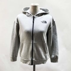 ザノースフェイス ジュニアフーディー ジップアップ グレー 140サイズ ジーンズ センス