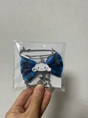 サンリオ シナモロール リボン ブローチ チェーン
