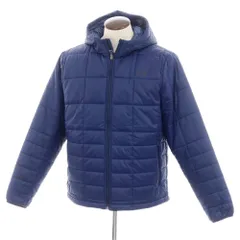 【中古】アンダーアーマー UNDER ARMOUR ナイロン 中綿 フーデッド キルティングブルゾン ネイビー【サイズXL】【メンズ】
