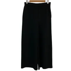 美品 24AW Theory luxe セオリーリュクス DAHLIA JERSEY BREDA ウール イージーパンツ サイズ42 ブラック レディース 古着 中古 USED