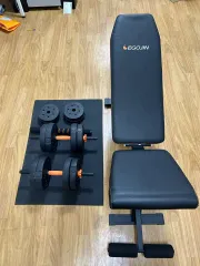 イ・ゴジン IN クライン ベンチ EX500 + 組立式 ダンベル