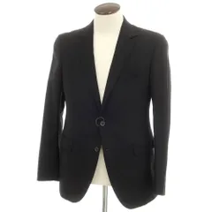 【中古】ランバン LANVIN ウール 2つボタン テーラードジャケット ブラック【サイズ48】【メンズ】のサムネイル