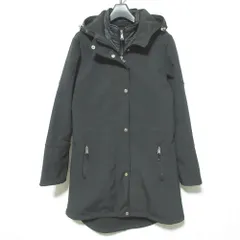 美品 LAUREN RALPH LAUREN ローレンラルフローレン フーディー レイヤー ロングコート サイズXS ブラック レディース 古着 中古 USEDのサムネイル