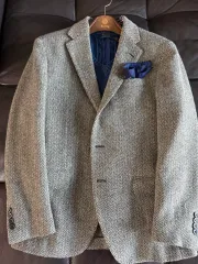 ラルフローレン ヘリンボーンコート コットン ベスト セット販売