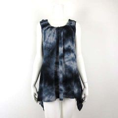 ユキトリイ YUKI TORII ドット ストライプ柄 レトロ 長袖