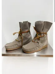 スウェード レースアップ アンクル ブーツ