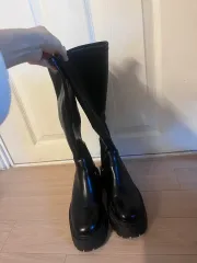 ZARA ザラ ストレッチ ロングブーツ 37 240 ZARA