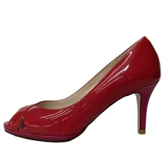 COLE HAAN(コールハーン) パンプス 6 B レディース - レッド×ピンク レザー
