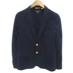 ジャーナルスタンダード JOURNAL STANDARD 美品 ジャケット S 紺 ネイビー 金ボタン ノッチドラペル 長袖 /SJ ■GY60