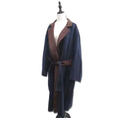 美品 6(ROKU) BEAUTY&YOUTH UNITED ARROWS REVER TAILOR COAT リバーシブル テイラーコート 36 ブラウン ネイビー レディース 古着 中古 USEDのサムネイル